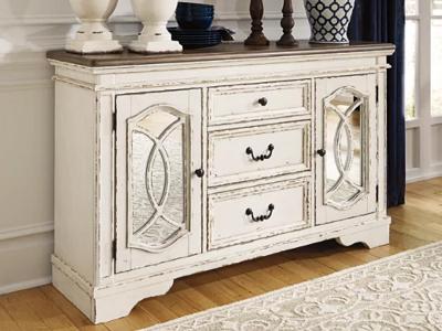 Ashley Furniture Realyn Dining Room Server D743-60 Chipped White