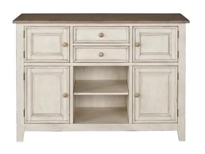 A-America Beacon Dining Storage Server in Smoky White/Peppercorn - Beacon Server