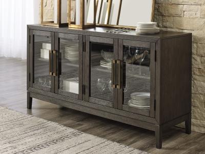 Ashley Furniture Burkhaus Dining Room Server D984-60 Dark Brown