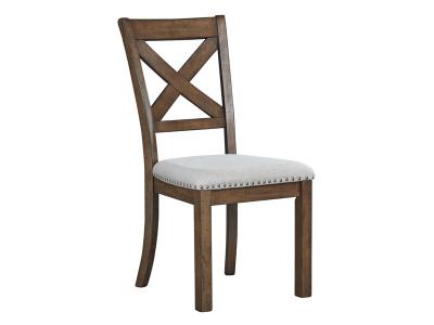 Ashley Furniture Moriville Dining UPH Side Chair (2/CN) D631-01 Beige