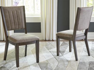 Ashley Furniture Wittland Dining UPH Side Chair (2/CN) D374-01 Dark Brown