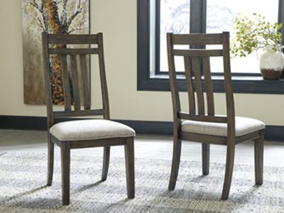 Ashley Furniture Wyndahl Dining UPH Side Chair (2/CN) D813-01 Rustic Brown