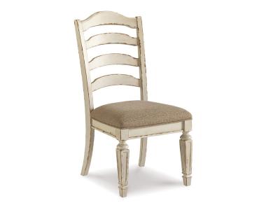 Ashley Furniture Realyn Dining UPH Side Chair (2/CN) D743-01 Chipped White
