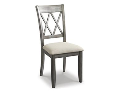 Ashley Furniture Curranberry Dining UPH Side Chair (2/CN) D679-01 Metallic Gray