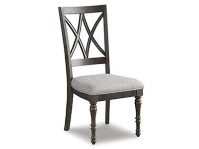 Ashley Furniture Lanceyard Dining UPH Side Chair (2/CN) D722-01 Grayish Brown