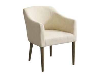 Ashley Furniture Deluxaney Dining UPH Arm Chair (1/CN) D757-01A Light Brown/White