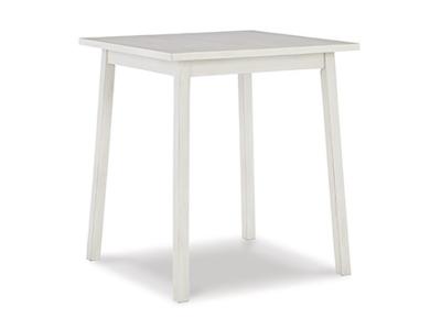 Ashley Furniture Stuven Square DRM Counter Table D242-13 White
