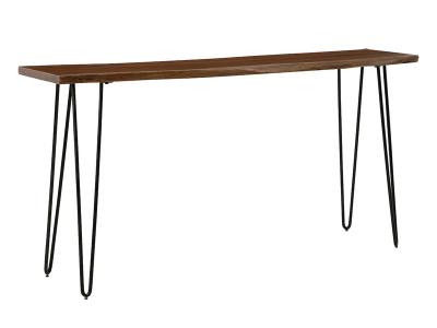 Ashley Furniture Wilinruck Long Counter Table D402-52 Brown/Black