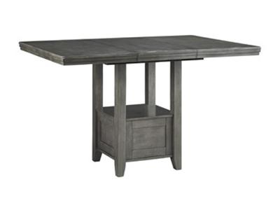 Ashley Furniture Hallanden RECT DRM Counter EXT Table D589-42 Gray