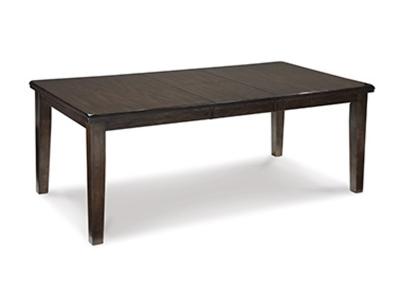Ashley Furniture Haddigan RECT Dining Room EXT Table D596-35 Dark Brown