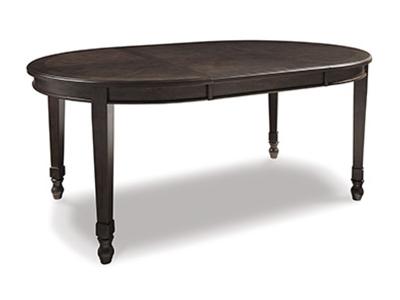 Ashley Furniture Adinton Oval Dining Room EXT Table D677-35 Reddish Brown