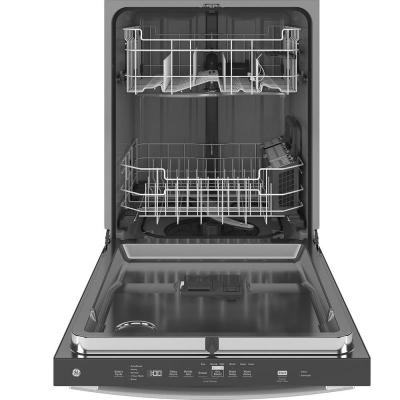 24" GE Top Control Interior Dishwasher with Sanitize Cycle - GDT635HSRSS