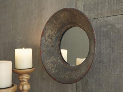 Ashley Furniture Carine Accent Mirror A8010145 Gray