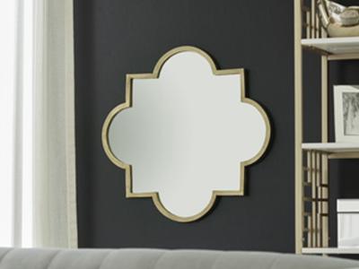 Ashley Furniture Beaumour Accent Mirror A8010231 Champagne