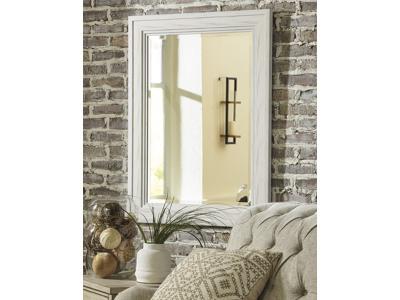 Ashley Furniture Jacee Accent Mirror A8010216 Antique White