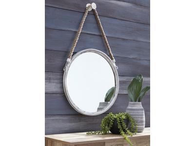 Ashley Furniture Dusan Accent Mirror A8010229 Antique White