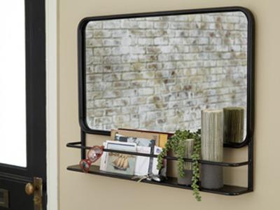 Ashley Furniture Ebba Accent Mirror A8010233 Black