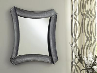 Ashley Furniture Posie Accent Mirror A8010186 Antique Silver