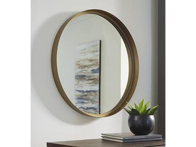 Ashley Furniture Elanah Accent Mirror A8010189 Gold Finish