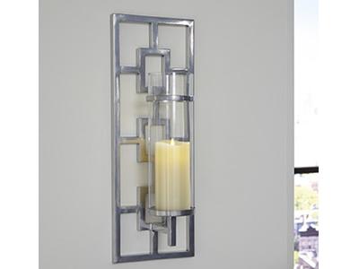 Ashley Furniture Brede Wall Sconce A8010190 Silver Finish