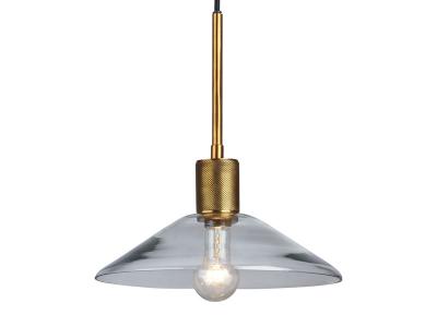 Ashley Furniture Chaness Glass Pendant Light (1/CN) L000718 Clear/Brass