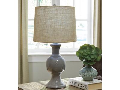 Ashley Furniture Magdalia Ceramic Table Lamp (1/CN) L100644 Gray