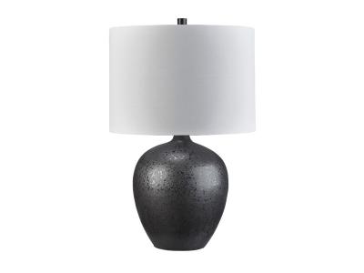 Ashley Furniture Ladstow Ceramic Table Lamp (1/CN) L123894 Black