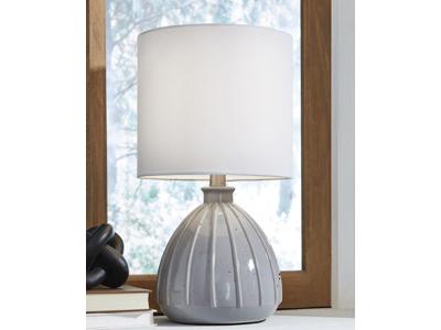 Ashley Furniture Grantner Ceramic Table Lamp (1/CN) L180044 Gray
