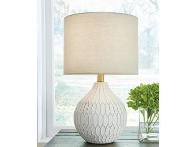 Ashley Furniture Wardmont Ceramic Table Lamp (1/CN) L180094 White