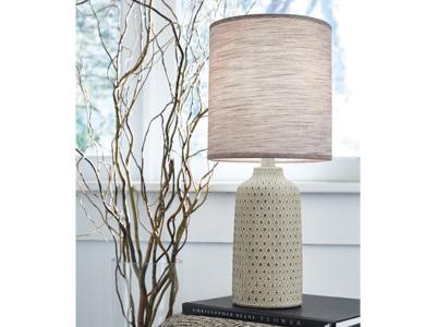 Ashley Furniture Donnford Ceramic Table Lamp (1/CN) L180124 Brown