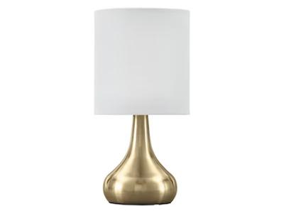 Ashley Furniture Camdale Metal Table Lamp (1/CN) L204344 Brass Finish