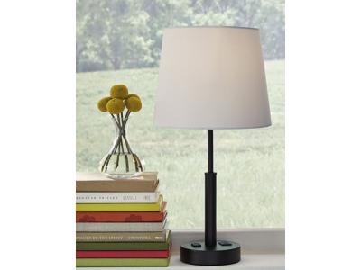 Ashley Furniture Merelton Metal Table Lamp (1/CN) L204354 Black