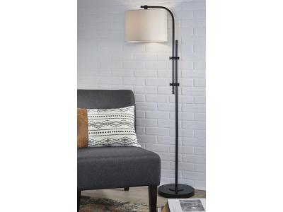 Ashley Furniture Baronvale Metal Floor Lamp (1/CN) L206041 Black
