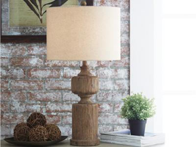 Ashley Furniture Madelief Poly Table Lamp (1/CN) L235384 Brown