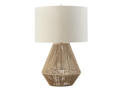 Ashley Furniture Clayman Paper Table Lamp (1/CN) L329064 Natural/Brown
