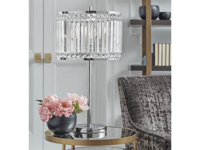 Ashley Furniture Gracella Metal Table Lamp (1/CN) L428154 Chrome Finish