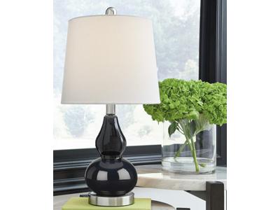 Ashley Furniture Makana Glass Table Lamp (1/CN) L431514 Navy