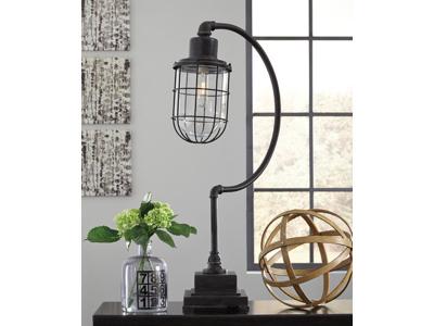 Ashley Furniture Jae Metal Desk Lamp (1/CN) L734232 Antique Black