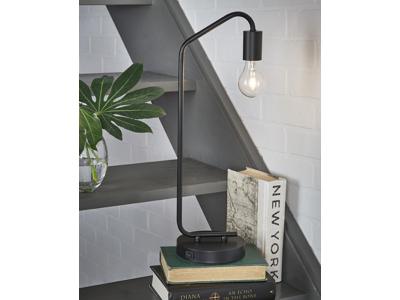 Ashley Furniture Covybend Metal Desk Lamp (1/CN) L734312 Black