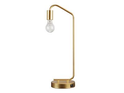 Ashley Furniture Covybend Metal Desk Lamp (1/CN) L734332 Gold