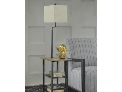 Ashley Furniture Shianne Metal Tray Lamp (1/CN) L734031 Black