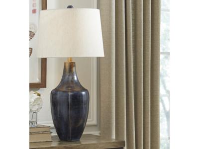 Ashley Furniture Evania Metal Table Lamp (1/CN) L207344 Indigo