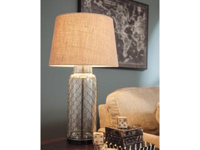 Ashley Furniture Sharmayne Glass Table Lamp (1/CN) L430114 Transparent