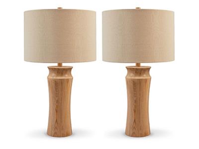Ashley Furniture Orensboro Poly Table Lamp (2/CN) L243314 Brown