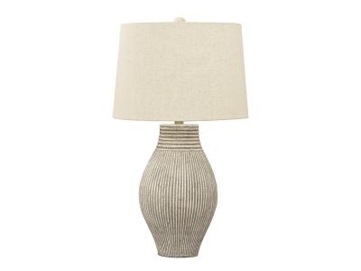 Ashley Furniture Layal Paper Table Lamp (1/CN) L235634 Black