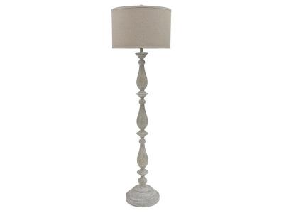 Ashley Furniture Bernadate Poly Floor Lamp (1/CN) L235341 Whitewash
