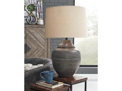 Ashley Furniture Olinger Metal Table Lamp (1/CN) L207404 Brown