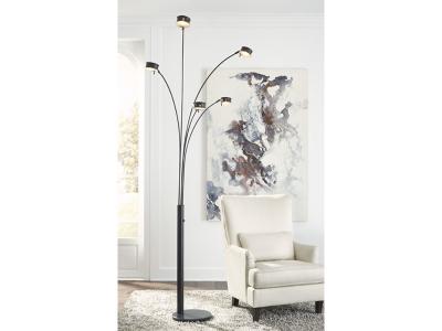 Ashley Furniture Marike Metal Arc Lamp (1/CN) L725129 Black