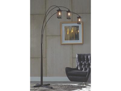 Ashley Furniture Maovesa Metal Arc Lamp (1/CN) L725109 Bronze