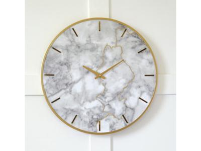 Ashley Furniture Jazmin Wall Clock A8010130 Gray/Gold Finish